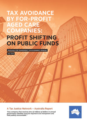 Tax avoidance by for-profit aged care companies: Profit shifting on public funds